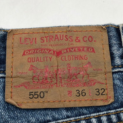 【中古品】【メンズ】 LEVI’S リーバイス 00S 550 DENIM PANTS 005504891 03年製 刻印989 デニムパンツ ボトムス 157-260521-sa-03-fur サイズ：36×32 カラー：インディゴ 万代Net店
