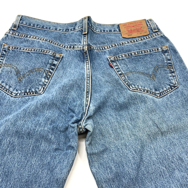 【中古品】【メンズ】 LEVI’S リーバイス 00S 550 DENIM PANTS 005504891 03年製 刻印989 デニムパンツ ボトムス 157-260521-sa-03-fur サイズ：36×32 カラー：インディゴ 万代Net店