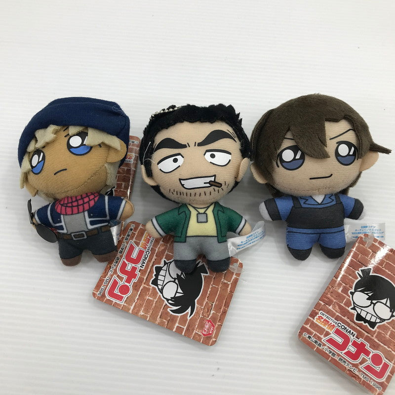 【中古美品】 名探偵コナン マスコットキーチェーン 警察学校組 松田 萩原 安室 伊達 スコッチ 5種セット セガ 052-260526-ti-10-tag 万代Net店