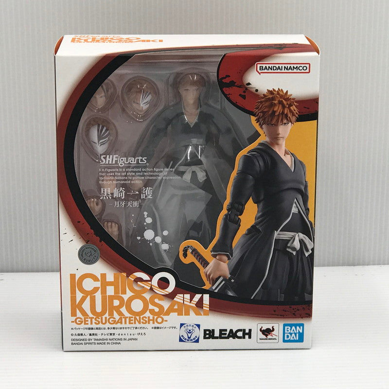 【中古美品】 バンダイ S.H.Figuarts BLEACH 黒崎一護 -月牙天衝- フィギュア 未開封 051-260727-ti-13-tagh 万代Net店