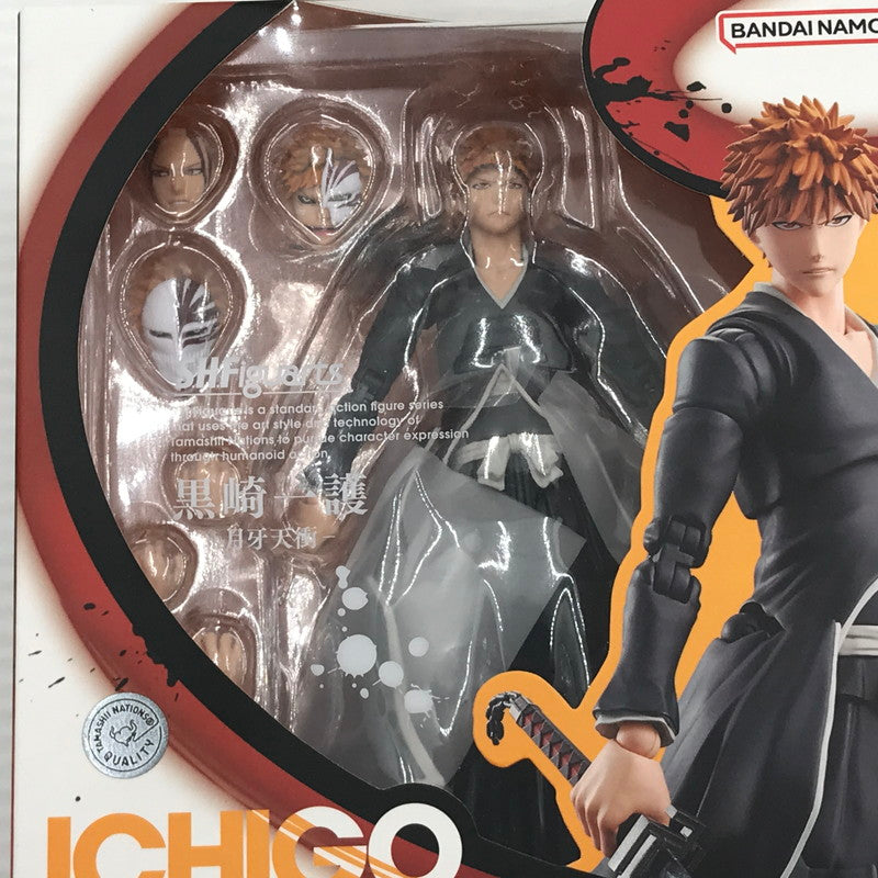 【中古美品】 バンダイ S.H.Figuarts BLEACH 黒崎一護 -月牙天衝- フィギュア 未開封 051-260727-ti-13-tagh 万代Net店