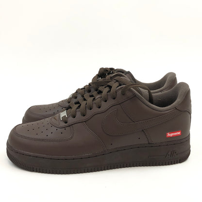 【中古美品】【メンズ】 SUPREME シュプリーム × NIKE ナイキ AIR FORCE 1 LOW "BAROQUE BROWN" CU9225-200 エアフォース1 ロー バロックブラウン スニーカー シューズ 靴 149-260520-hn-02-fur サイズ：28.5cm US10.5 カラー：ブラウン 万代Net店