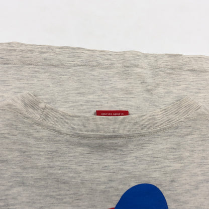 【現状渡し品】【メンズ】 PARAGRAPH パラグラフ SMILE HAPPY SS TEE スマイルハッピー 半袖Tシャツ トップス 142-261029-hn-02-fur サイズ：1 カラー：グレー 万代Net店