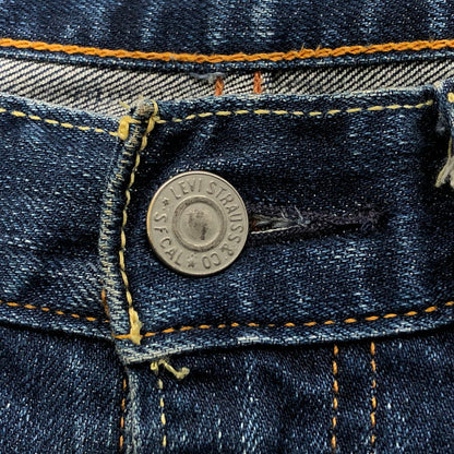 【現状渡し品】【メンズ】 Levi's リーバイス 568 デニムパンツ ボタン裏3245 ボトムス 156-250126-hn-03-fur サイズ：W32 L33 カラー：インディゴ 万代Net店