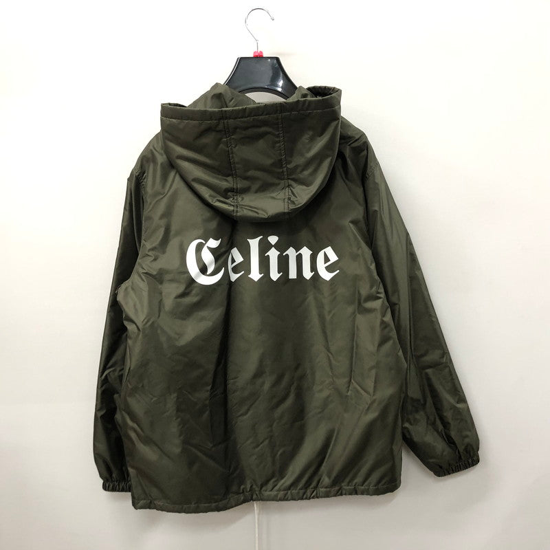 【中古品】【メンズ】 CELINE セリーヌ 2W694495 23AW ナイロン コーチジャケット アウター 141-231127-at-5-tei サイズ：48 カラー：カーキ 万代Net店