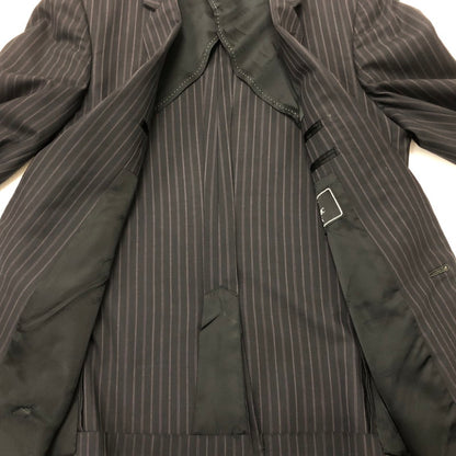 【中古品】【メンズ】 HYSTERIC GLAMOUR ヒステリックグラマー THEE HYSTREIC ストライプジャケット トップス 140-240605-rk-9-tei サイズ：M カラー：ブラック 万代Net店