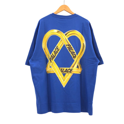 【中古美品】【メンズ】 PALACE パレス ×HIM TRI GRAM ヒム トライグラム S/S TEE 半袖Tシャツ トップス 142-260520-hn-05-fur サイズ：XXL カラー：ブルー 万代Net店