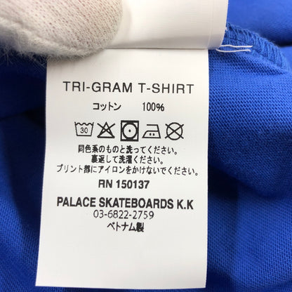 【中古美品】【メンズ】 PALACE パレス ×HIM TRI GRAM ヒム トライグラム S/S TEE 半袖Tシャツ トップス 142-260520-hn-05-fur サイズ：XXL カラー：ブルー 万代Net店