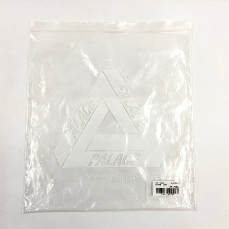 【中古美品】【メンズ】 PALACE パレス ×HIM TRI GRAM ヒム トライグラム S/S TEE 半袖Tシャツ トップス 142-260520-hn-05-fur サイズ：XXL カラー：ブルー 万代Net店