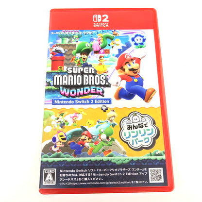 【中古美品】 スーパーマリオブラザーズ ワンダー Nintendo Switch 2 Edition + みんなでリンリンパーク 029-260816-ma-08-fur 万代Net店
