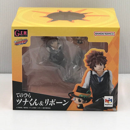 【中古美品】 メガハウス G.E.M.シリーズ 家庭教師ヒットマンREBORN！ てのひらツナくん＆リボーン フィギュア 未開封 051-260728-ti-03-tagh 万代Net店