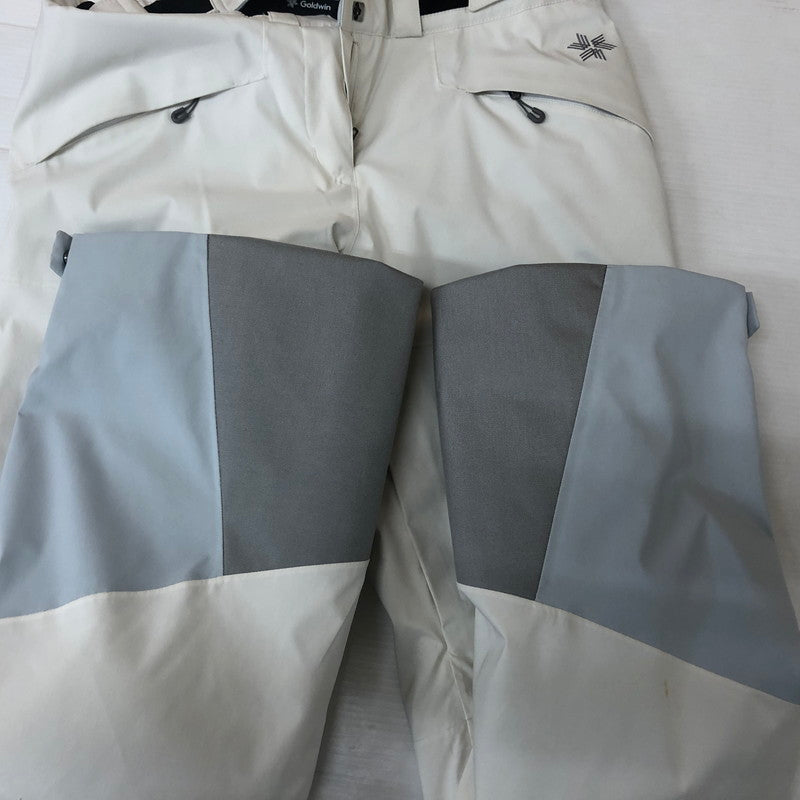 【中古品】【レディース】 ゴールドウイン GOLDWIN W'S 2-TONE COLOR PANTS GW32352AP 120-260923-ns-01-teih サイズ：L カラー：ムーンホワイト 万代Net店