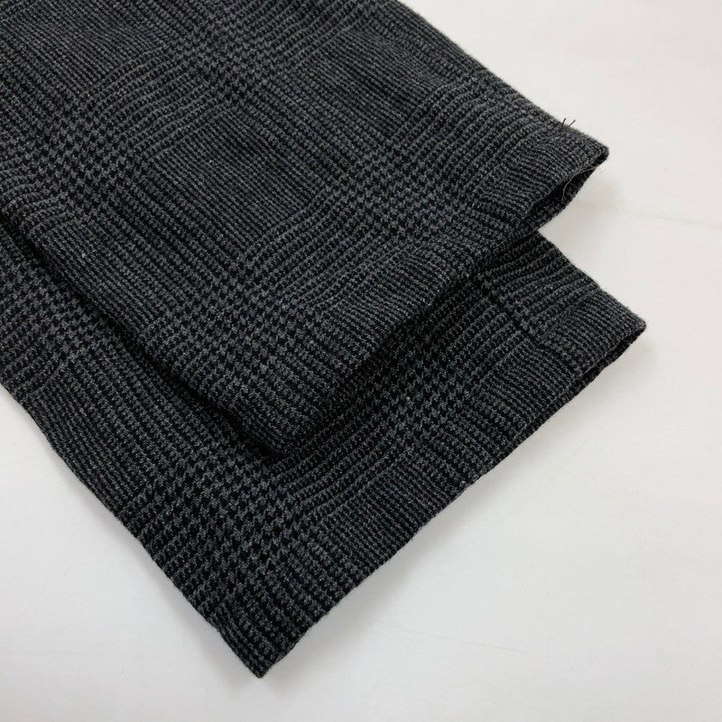 【中古品】【メンズ】 BLACK&BLUE ブラックアンドブルー グレンチェックタックパンツ ボトムス 151-260222-hn-09-fur サイズ：30 カラー：グレー/ブラック 万代Net店