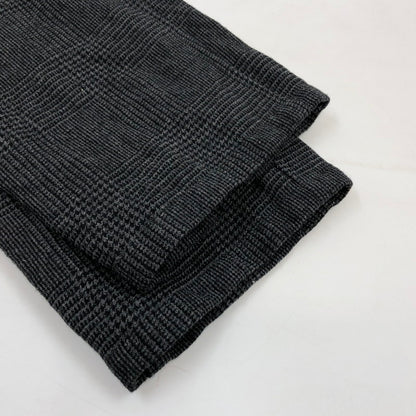 【中古品】【メンズ】 BLACK&BLUE ブラックアンドブルー グレンチェックタックパンツ ボトムス 151-260222-hn-09-fur サイズ：30 カラー：グレー/ブラック 万代Net店