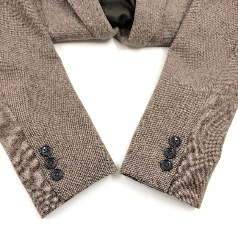 【中古品】【メンズ】 JOURNAL STANDARD ジャーナルスタンダード WOOL POLYESTER TAILORED JACKET 12-010-600-8031-3-0 ウール ポリエステル テーラードジャケット 147-261029-hn-05-fur サイズ：M カラー：ブラウン 万代Net店