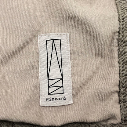 【中古品】【メンズ】 WIZZARD ウィザード COTTON AND IRISH LINEN BLEND TRUCKER JACKET コットンアンドアイリッシュリネンブレンド トラッカージャケット アウター 140-261029-hn-06-fur サイズ：2 カラー：グレー系 万代Net店