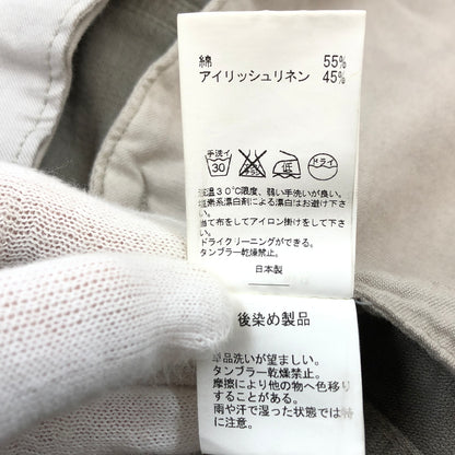 【中古品】【メンズ】 WIZZARD ウィザード COTTON AND IRISH LINEN BLEND TRUCKER JACKET コットンアンドアイリッシュリネンブレンド トラッカージャケット アウター 140-261029-hn-06-fur サイズ：2 カラー：グレー系 万代Net店