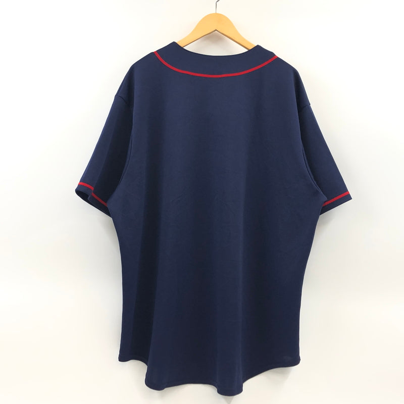 【中古品】【メンズ】 MAJESTIC マジェスティック MINNESOTA TWINS BASEBALL SHIRT ベースボールシャツ 半袖 トップス 146-260805-hn-11-fur サイズ：不明 カラー：ネイビー 万代Net店