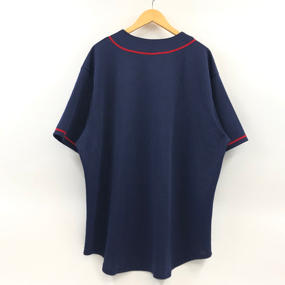 【中古品】【メンズ】 MAJESTIC マジェスティック MINNESOTA TWINS BASEBALL SHIRT ベースボールシャツ 半袖 トップス 146-260805-hn-11-fur サイズ：不明 カラー：ネイビー 万代Net店