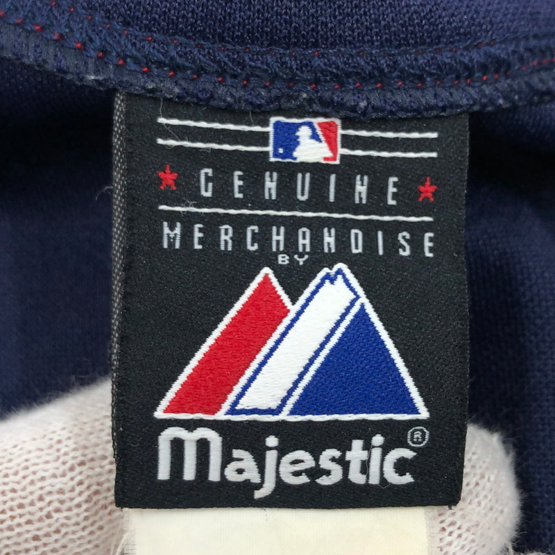 【中古品】【メンズ】 MAJESTIC マジェスティック MINNESOTA TWINS BASEBALL SHIRT ベースボールシャツ 半袖 トップス 146-260805-hn-11-fur サイズ：不明 カラー：ネイビー 万代Net店