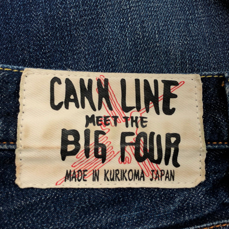 【中古品】【メンズ】 CANN LINE jeans キャノラインジーンズ 989-53 ストレートパンツ デニムパンツ ボトムス 156-250128-hn-05-fur サイズ：32 カラー：インディゴ 万代Net店