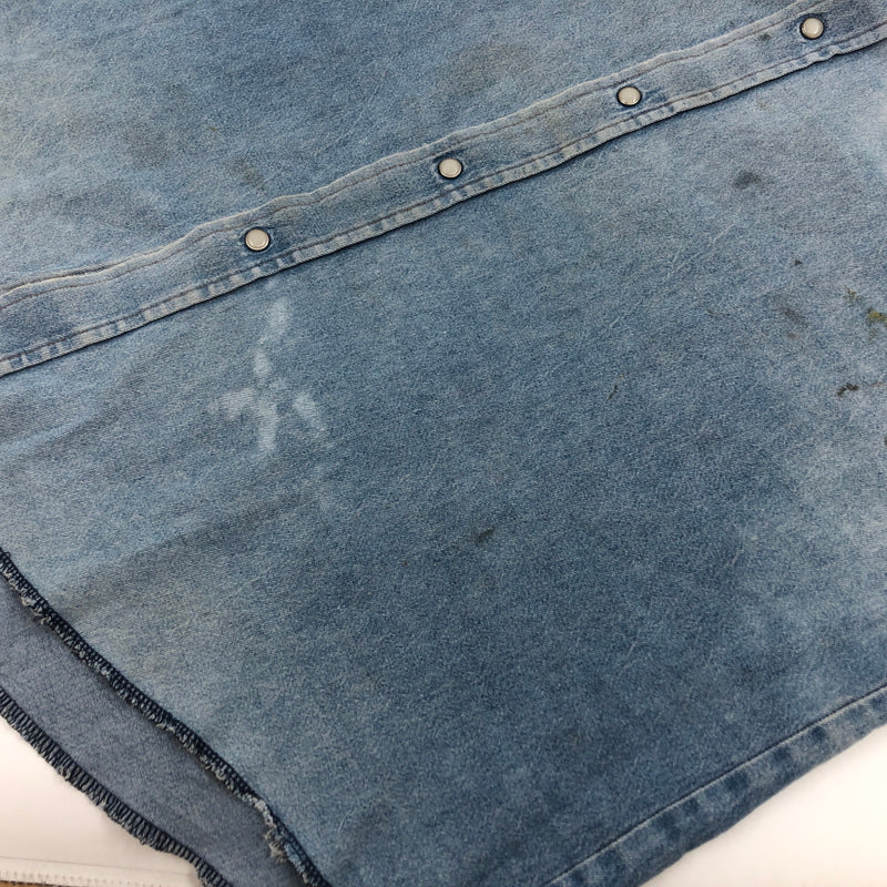 【ジャンク品】【メンズ】 WRANGLER ラングラー DENIM WESTERN SHIRT デニム ウエスタンシャツ カジュアルシャツ 長袖シャツ トップス 146-260805-hn-12-fur サイズ：不明 カラー：ブルー系 万代Net店