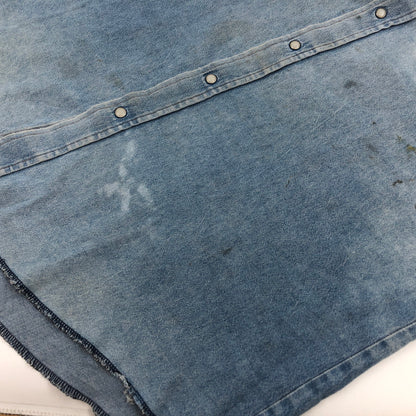【ジャンク品】【メンズ】 WRANGLER ラングラー DENIM WESTERN SHIRT デニム ウエスタンシャツ カジュアルシャツ 長袖シャツ トップス 146-260805-hn-12-fur サイズ：不明 カラー：ブルー系 万代Net店