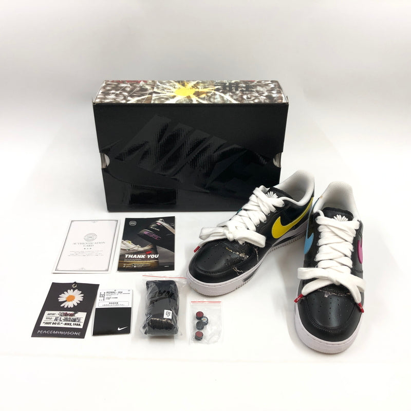 【中古美品】【メンズ】 NIKE ナイキ × PEACEMINUSONE ピースマイナスワン AIR FORCE1 LOW'07 PARA－NOISE3.0 AQ3692-004 エアフォース1 ロー'07 パラノイズ3.0 160-260806-hn-02-fur サイズ：27.5cm US9.5 カラー：ブラック/ホワイト系 万代Net店