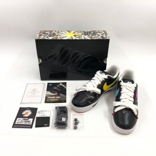 【中古美品】【メンズ】 NIKE ナイキ × PEACEMINUSONE ピースマイナスワン AIR FORCE1 LOW'07 PARA－NOISE3.0 AQ3692-004 エアフォース1 ロー'07 パラノイズ3.0 160-260806-hn-02-fur サイズ：27.5cm US9.5 カラー：ブラック/ホワイト系 万代Net店