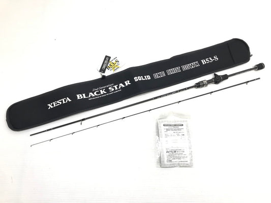 【中古品】 XESTA ゼスタ BLACK STAR SOLID 2nd GENERATION ブラックスター ソリッド セカンドジェネレーション B53-S ベイトロッド ソルトロッド【代金引換不可】【佐川急便発送】 釣り 釣り具等 133-251204-yk-01-tag 万代Net店