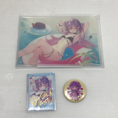 【中古美品】 ホロライブ 常闇トワ 誕生日記念グッズ 2024 フルセット 数量限定ver. 一部未開封 アクリルパネルの外箱に割れあり 053-261023-ti-05-tagh 万代Net店