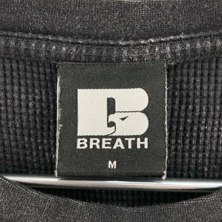 【中古品】【メンズ】 BREATH SKULL WING LOGO TEE 147-250829-SY-02-iwa カラー：BLACK 万代Net店