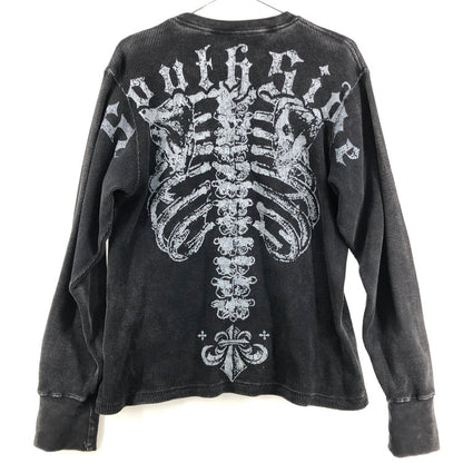 【中古品】【メンズ】 BREATH SKULL WING LOGO TEE 147-250829-SY-02-iwa カラー：BLACK 万代Net店