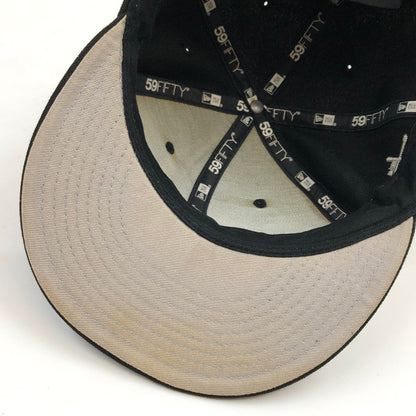 【ジャンク品】【メンズ/レディース】 NEW ERA ニューエラ × Stussy ステューシー キャップ 帽子 185-250914-hn-03-fur サイズ：7 3/8(58.7cm) カラー：ブラック 万代Net店