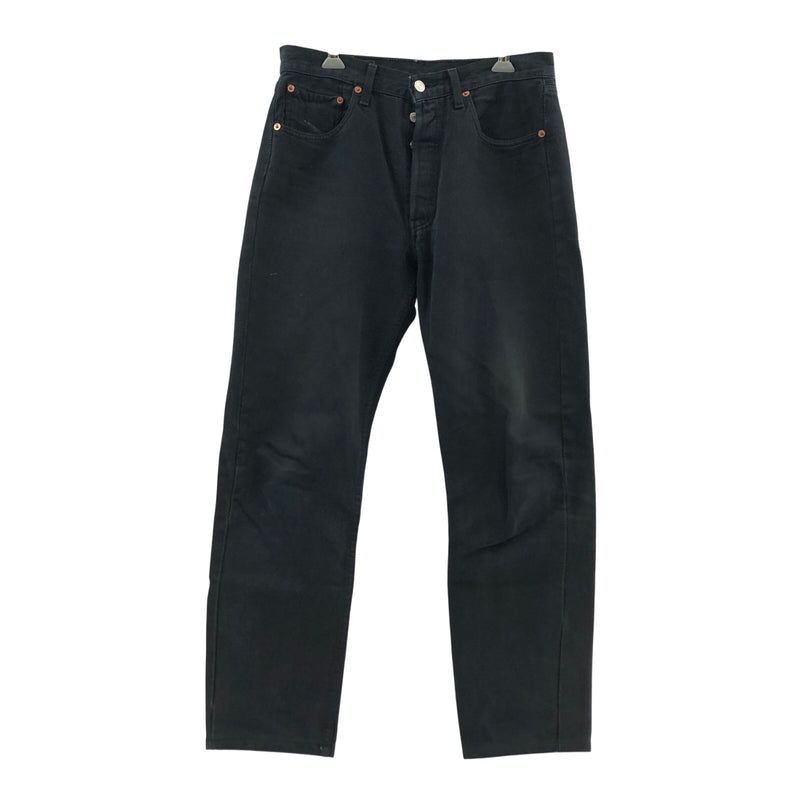 【中古品】【メンズ】 LEVI'S リーバイス BUTTON FLY PREMIUM 501 BLACK JEANS 00501-0165 ボタンフライ プレミアム ブラックジーンズ デニムパンツ ボトムス 158-260521-hn-03-fur サイズ：W32 L32 カラー：ブラック 万代Net店