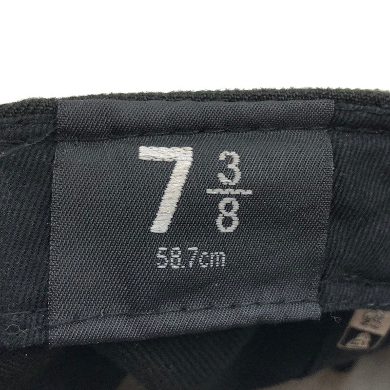 【ジャンク品】【メンズ/レディース】 NEW ERA ニューエラ × Stussy ステューシー キャップ 帽子 185-250914-hn-03-fur サイズ：7 3/8(58.7cm) カラー：ブラック 万代Net店