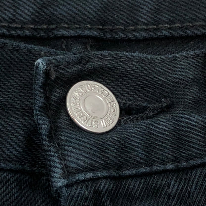 【中古品】【メンズ】 LEVI'S リーバイス BUTTON FLY PREMIUM 501 BLACK JEANS 00501-0165 ボタンフライ プレミアム ブラックジーンズ デニムパンツ ボトムス 158-260521-hn-03-fur サイズ：W32 L32 カラー：ブラック 万代Net店