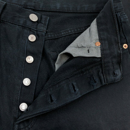 【中古品】【メンズ】 LEVI'S リーバイス BUTTON FLY PREMIUM 501 BLACK JEANS 00501-0165 ボタンフライ プレミアム ブラックジーンズ デニムパンツ ボトムス 158-260521-hn-03-fur サイズ：W32 L32 カラー：ブラック 万代Net店