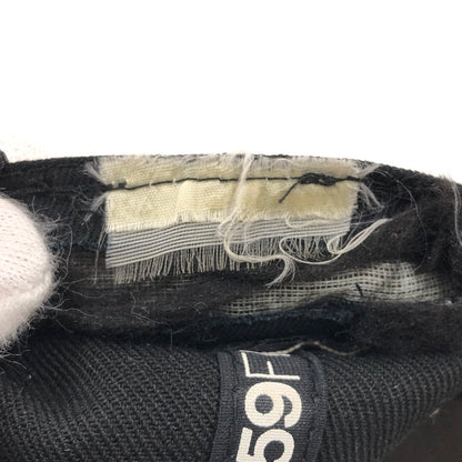 【ジャンク品】【メンズ/レディース】 NEW ERA ニューエラ × Stussy ステューシー キャップ 帽子 185-250914-hn-03-fur サイズ：7 3/8(58.7cm) カラー：ブラック 万代Net店