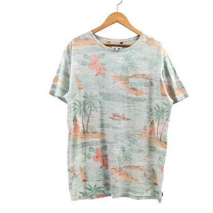 【現状渡し品】【メンズ】 BANKS JOURNAL バンクスジャーナル 半袖Tシャツ トップス 141-251211-hn-01-fur サイズ：L カラー：マルチカラー 万代Net店