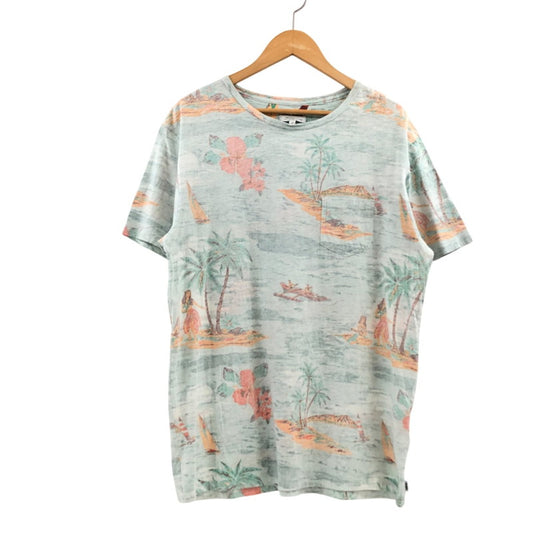 【現状渡し品】【メンズ】 BANKS JOURNAL バンクスジャーナル 半袖Tシャツ トップス 141-251211-hn-01-fur サイズ：L カラー：マルチカラー 万代Net店