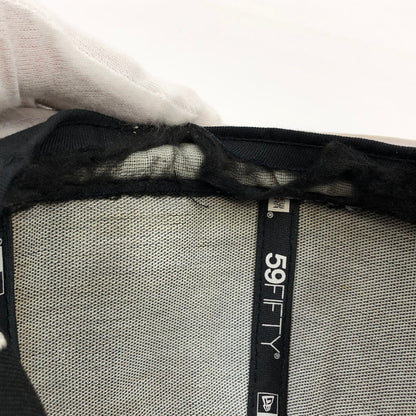 【ジャンク品】【メンズ/レディース】 NEW ERA ニューエラ × Stussy ステューシー キャップ 帽子 185-250914-hn-03-fur サイズ：7 3/8(58.7cm) カラー：ブラック 万代Net店