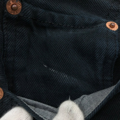 【中古品】【メンズ】 LEVI'S リーバイス BUTTON FLY PREMIUM 501 BLACK JEANS 00501-0165 ボタンフライ プレミアム ブラックジーンズ デニムパンツ ボトムス 158-260521-hn-03-fur サイズ：W32 L32 カラー：ブラック 万代Net店