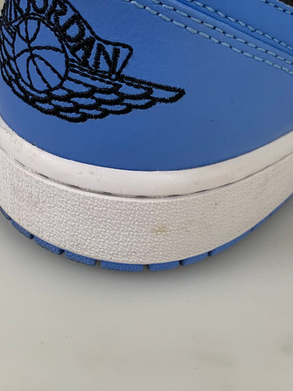 【中古品】【メンズ】 NIKE ナイキ AIR JORDAN 1 LOW 553558-041 エア ジョーダン 1 ロー スニーカー 靴 160-250604-yn-03-min サイズ：27.0cm US9 カラー：BLACK/BLACK-UNIVERSITY BLUE 万代Net店