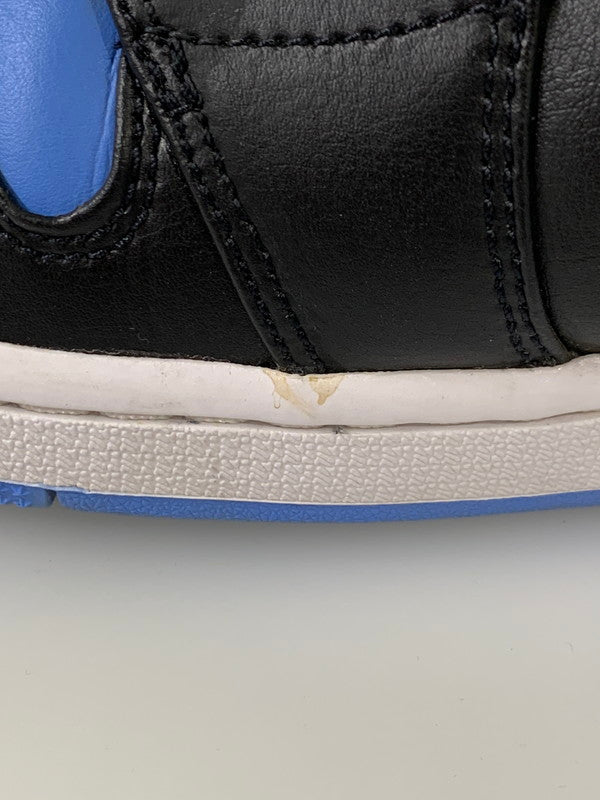 【中古品】【メンズ】 NIKE ナイキ AIR JORDAN 1 LOW 553558-041 エア ジョーダン 1 ロー スニーカー 靴 160-250604-yn-03-min サイズ：27.0cm US9 カラー：BLACK/BLACK-UNIVERSITY BLUE 万代Net店