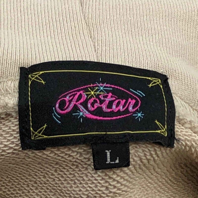 【中古品】【メンズ】 ROTAR ローター Swallow 1p PO PARKA rt2417301 スワロー 1p プルオーバー パーカー スウェット 長袖 トップス 142-250915-hn-03-fur サイズ：L カラー：サンドベージュ 万代Net店