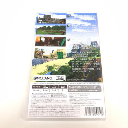 【中古美品】 Minecraft (マインクラフト) -Switch 029-260822-ma-04-fur 万代Net店