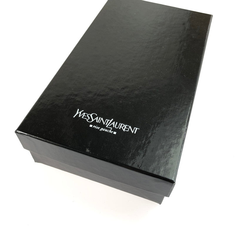 【中古品】【レディース】 YVES SAINT LAURENT イヴ・サンローラン ラウンドファスナー ロングウォレット 352904 長財布 181-250601-na-06-tag カラー：ブラック 万代Net店