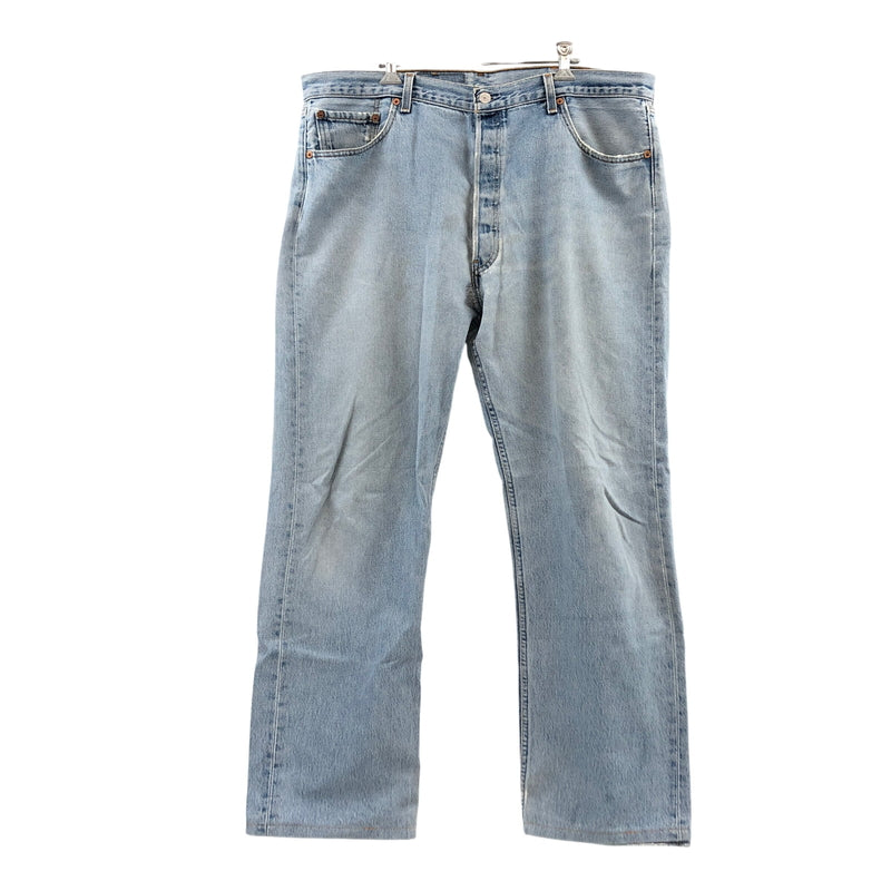 【ジャンク品】【メンズ】 LEVI'S リーバイス BUTTON FLY 00S DENIM PANTS 00501-0115 刻印647 02年製 ボタンフライ デニムパンツ ボトムス 157-260521-hn-09-fur サイズ：W40 カラー：ブルー系 万代Net店