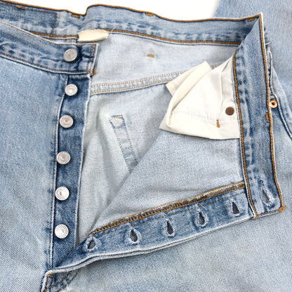 【ジャンク品】【メンズ】 LEVI'S リーバイス BUTTON FLY 00S DENIM PANTS 00501-0115 刻印647 02年製 ボタンフライ デニムパンツ ボトムス 157-260521-hn-09-fur サイズ：W40 カラー：ブルー系 万代Net店